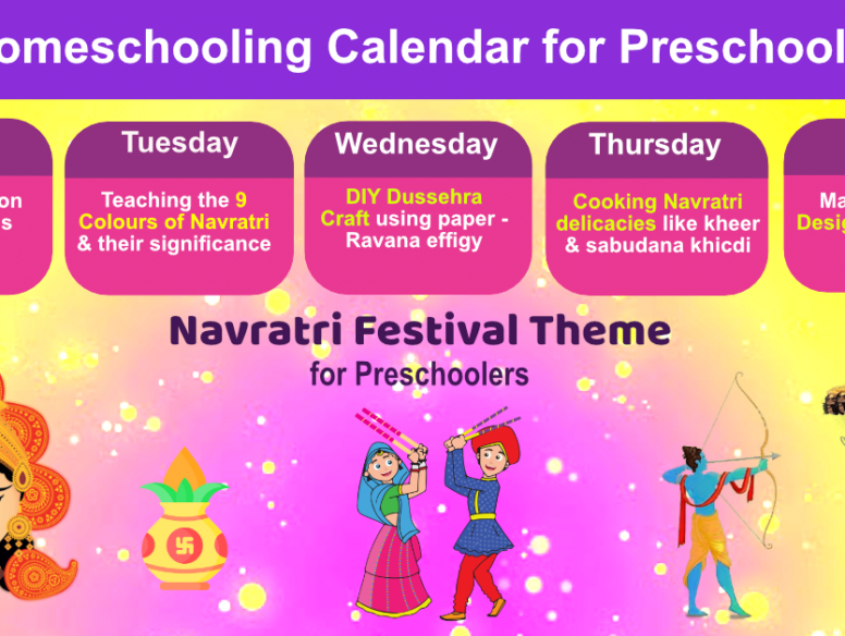 navratri activities for preschoolers